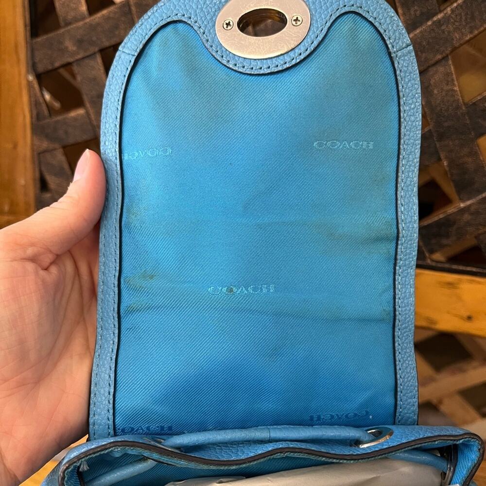 Coach Blue Mini Backpack - Picture 8 of 10